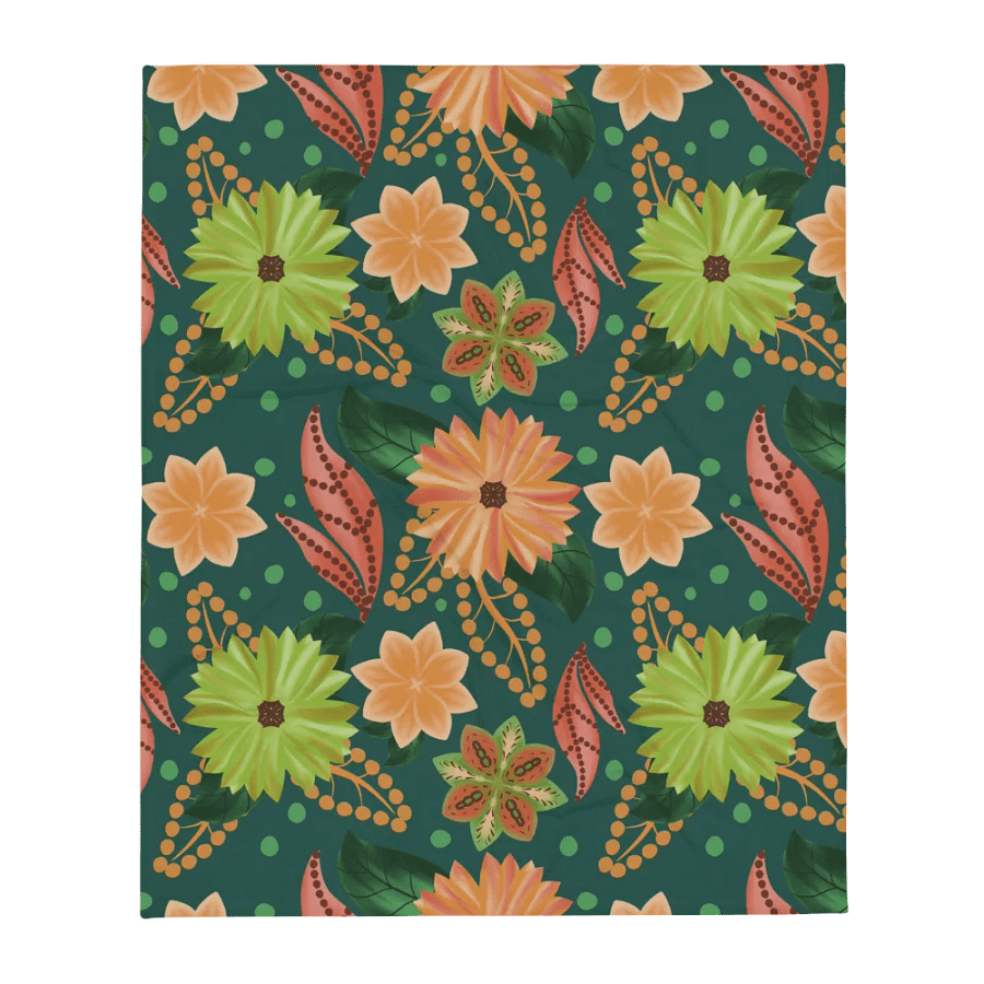 El Yunque Floral Rainforest Blanket product image (13)