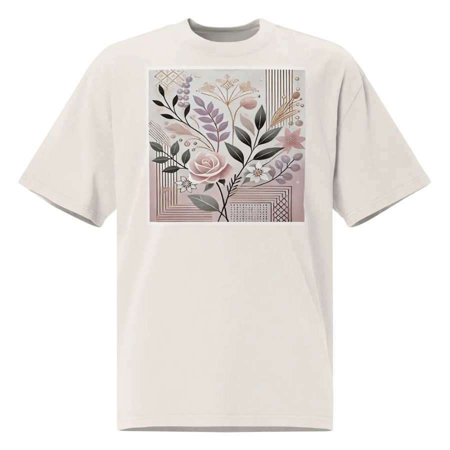 Floral Fusion Oversized Tee product image (1)