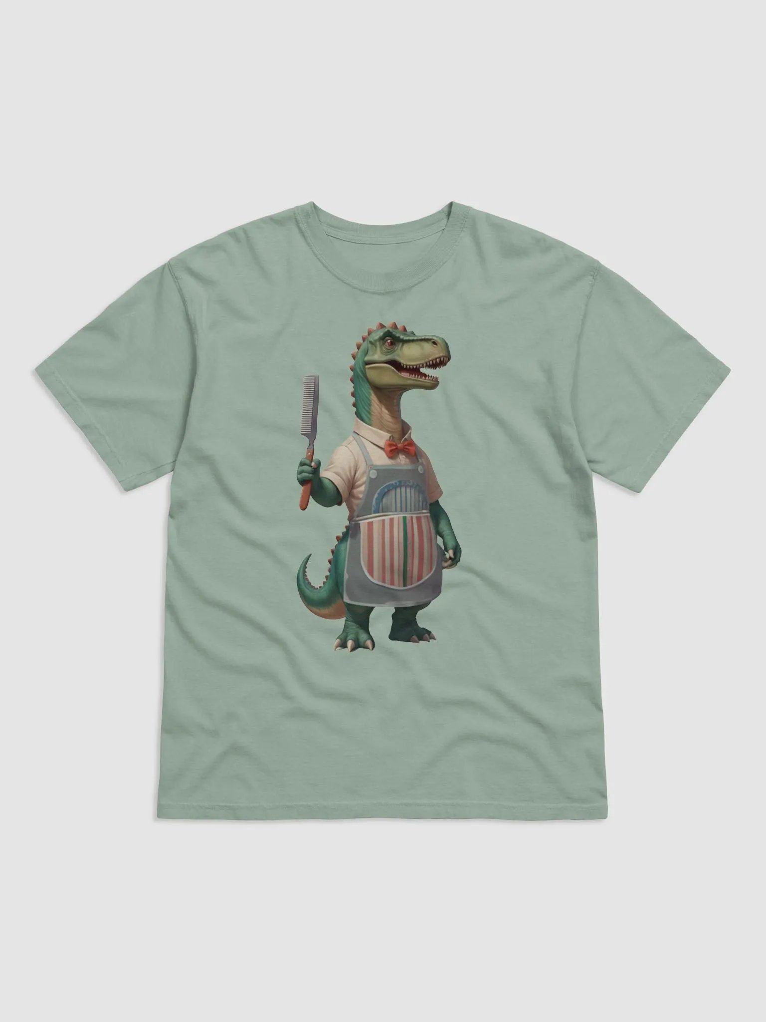 T-Rex Barber Shop Worker T-Shirt product image (9)