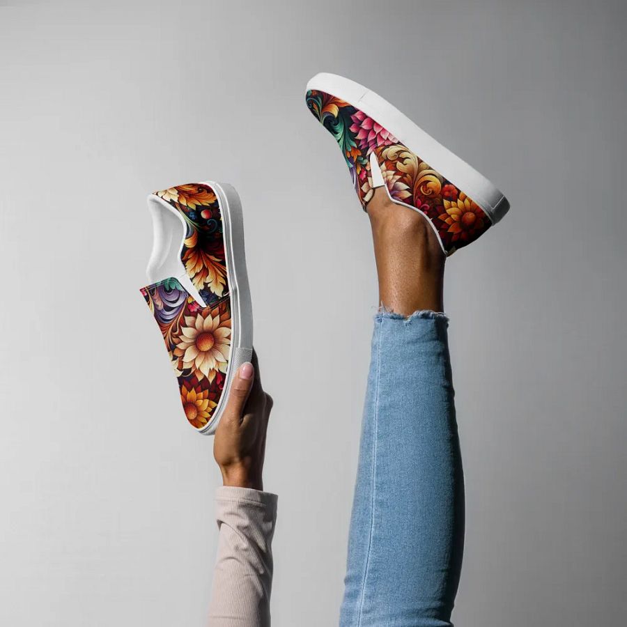 Women's Floral Symphony Slip-On Shoes product image (6)