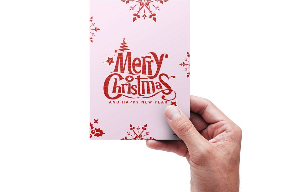 Christmas and New year greetings cards Bundle No 1 (5Cards) product image (4)