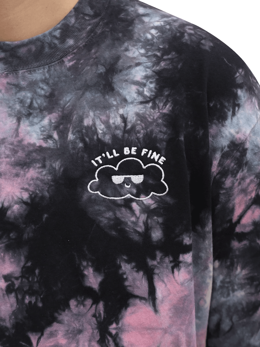 It'll Be Fine Tie Dye - dark (embroidered) product image (2)