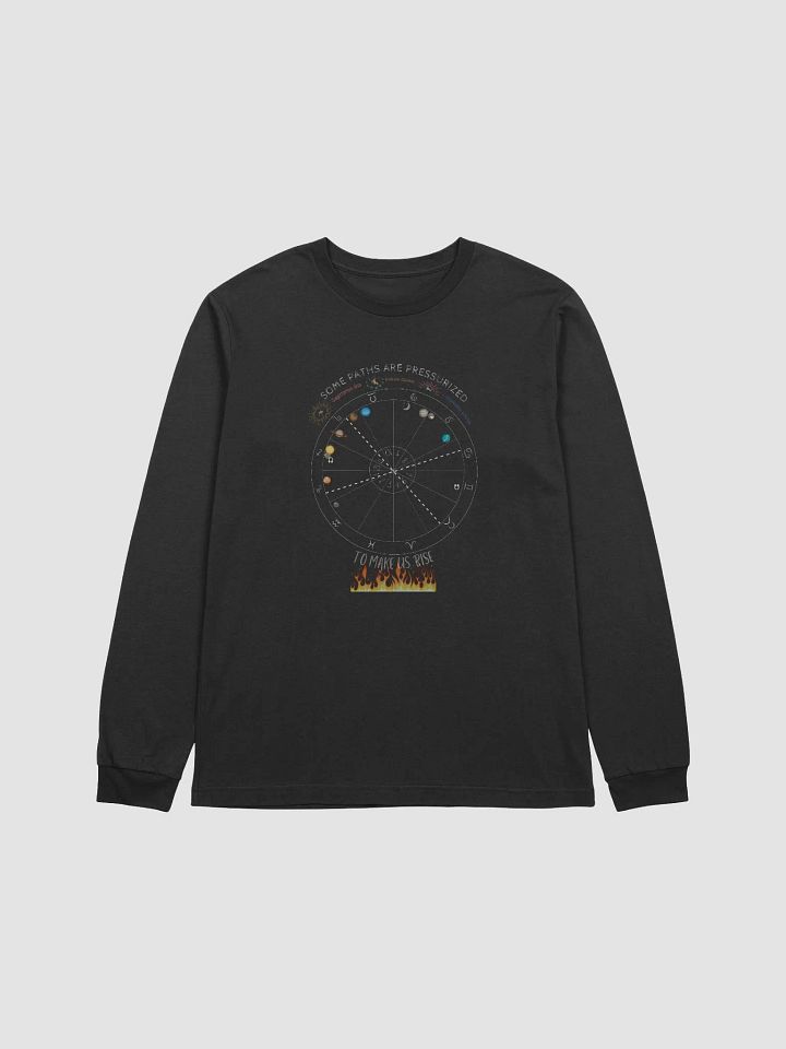 Personalized Custom Astrology Chart Zodiac Comfort Colors Long Sleeve T-Shirt product image (1)