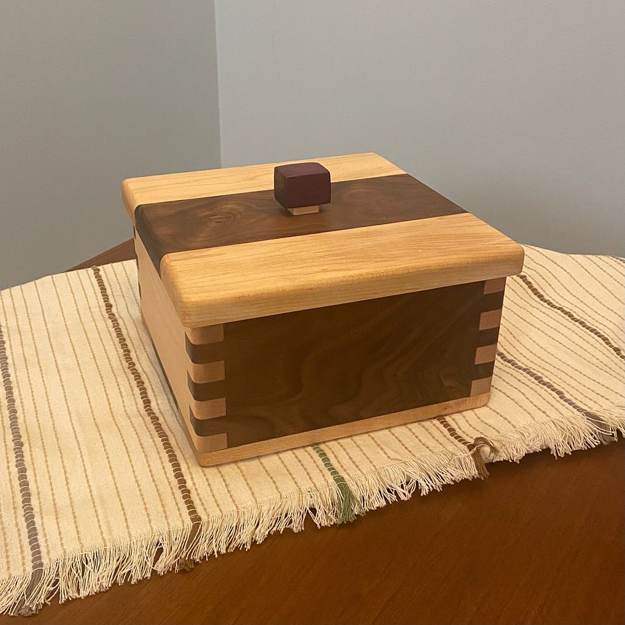 Maple and Walnut Box product image (1)