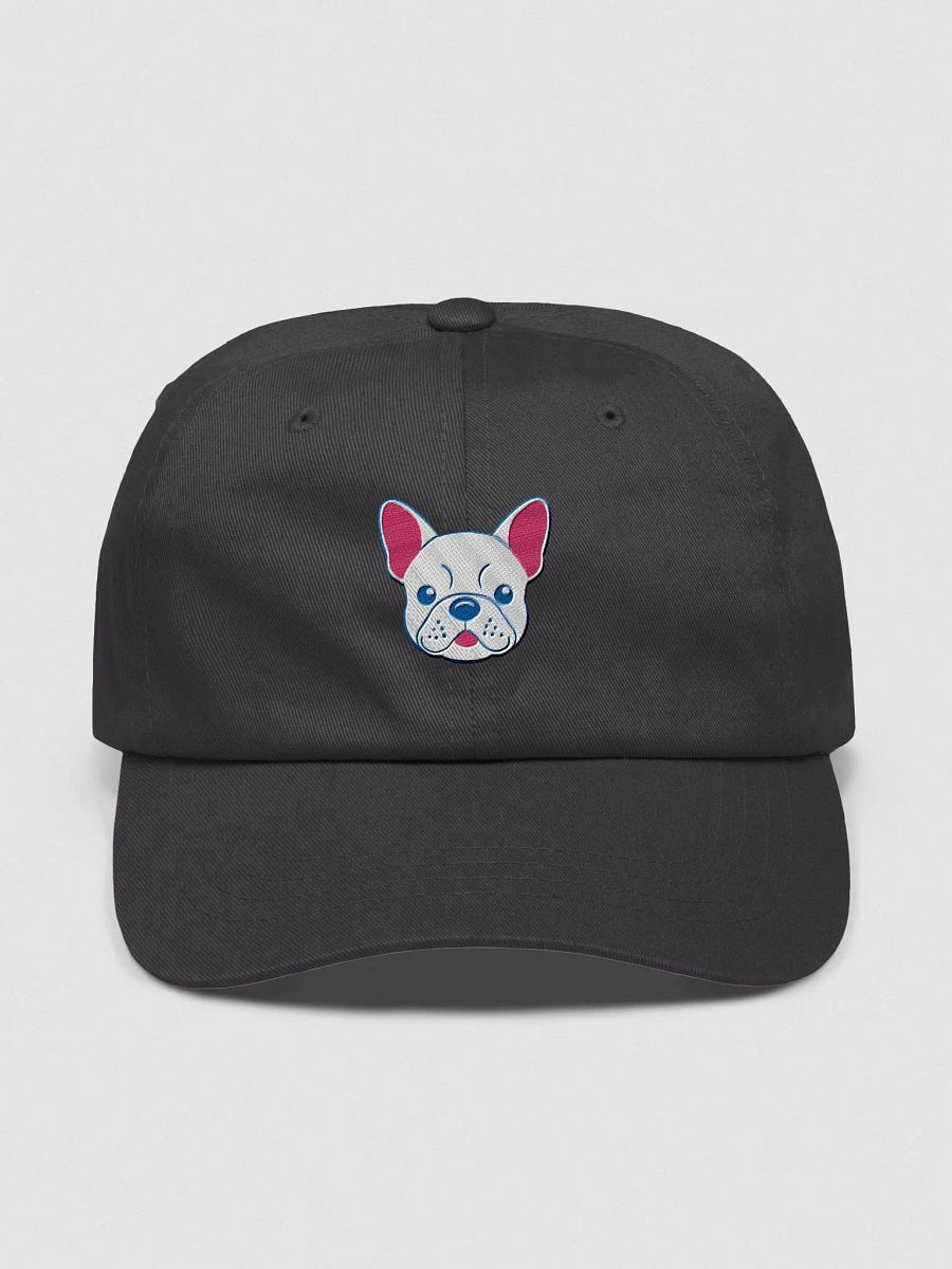 Cheerful Frenchie Cartoon Embroidered Dad Hat product image (9)