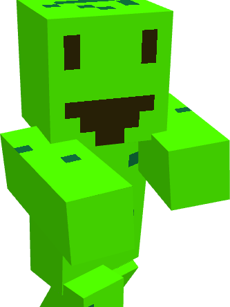 Minecraft mint man skin product image (1)