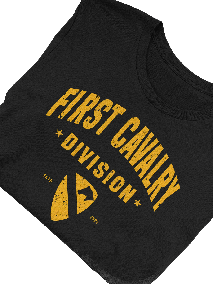 1st Cavalry Division - First Team "Distressed" T-Shirt product image (21)