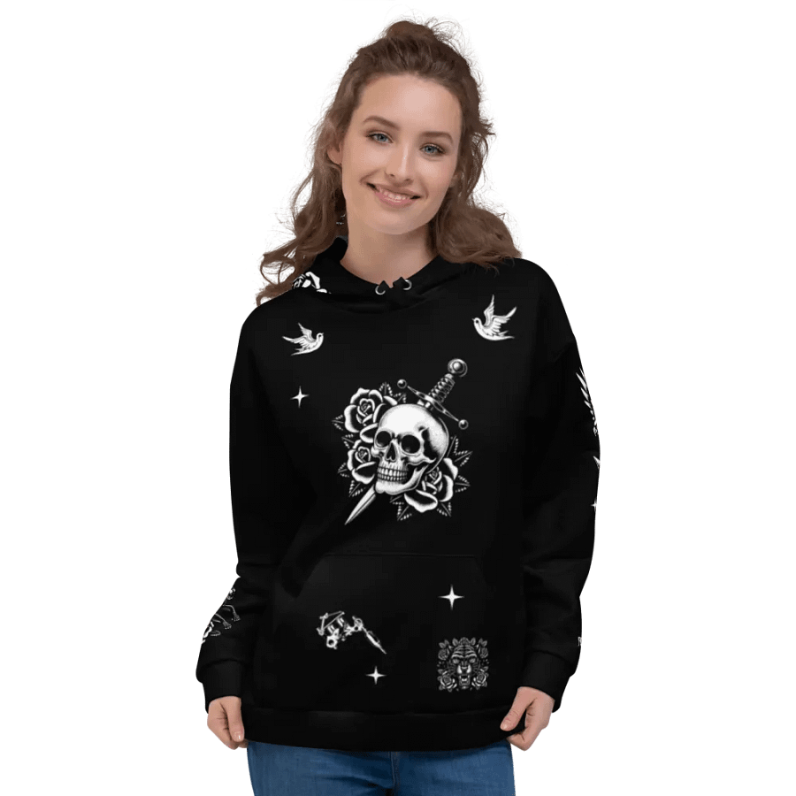 FOYO Old School tattoo prints Hoddie product image (2)