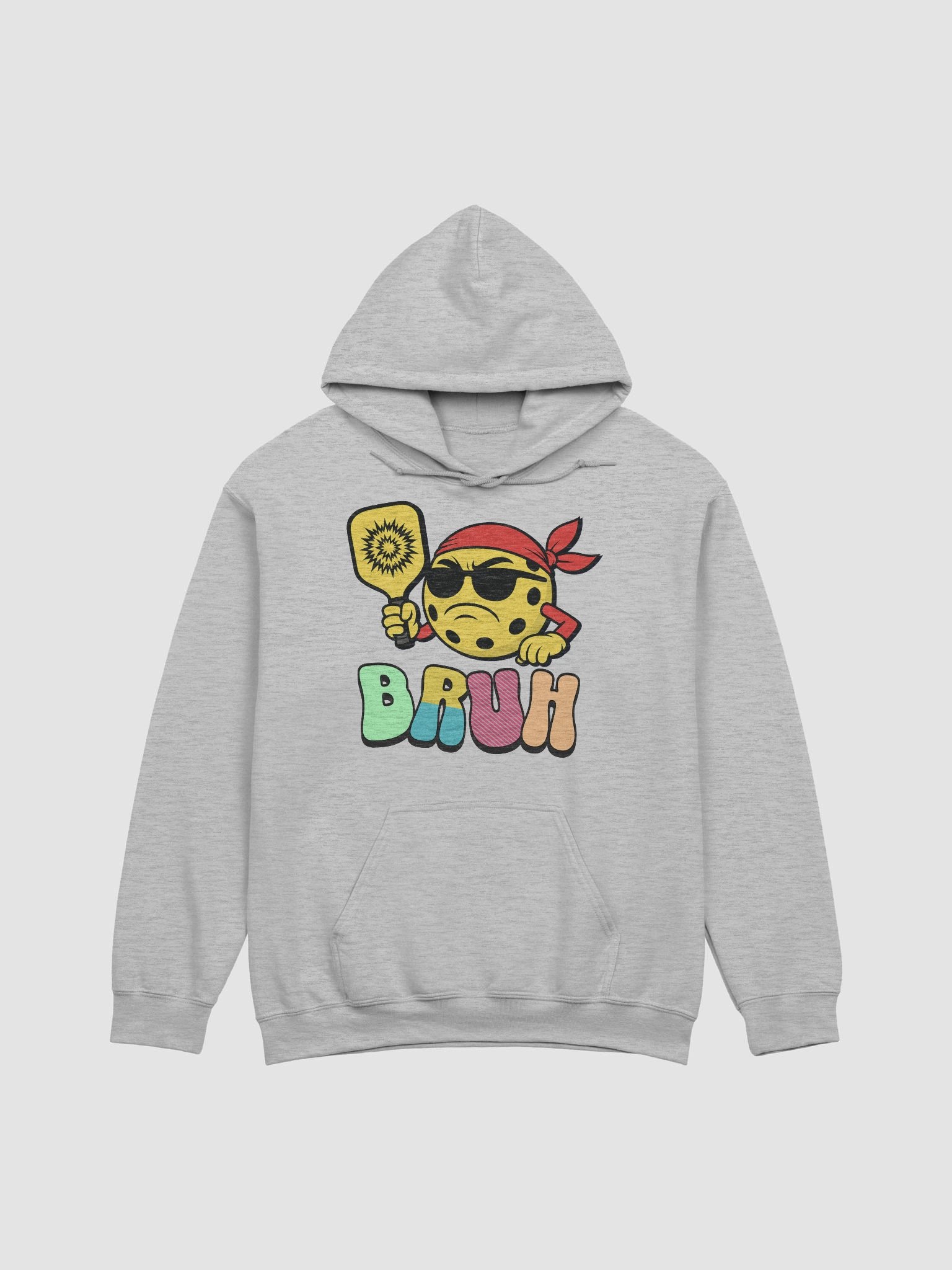 Bruh Pickleball Vibrant Paddle Dude Hoodie product image (13)
