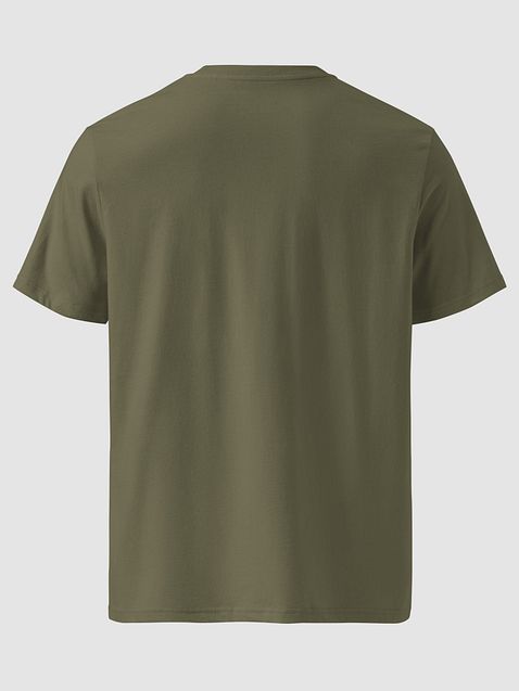 Photo showing Stanley/Stella Unisex Organic Ribbed Neck T-Shirt