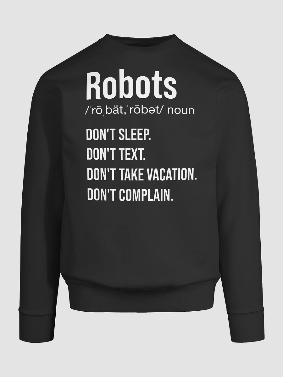 Robots: Premium Sweatshirt product image (9)