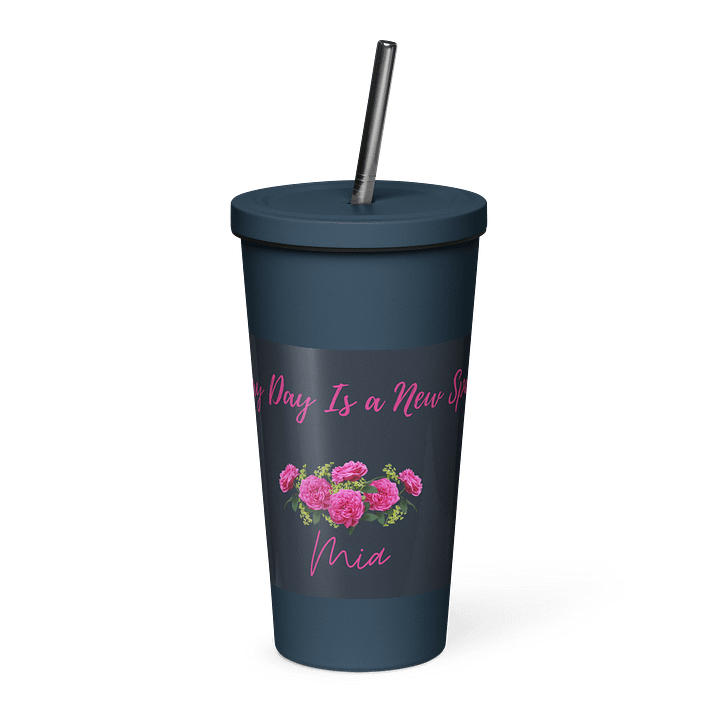 Mia's Floral Insulated Tumbler product image (1)