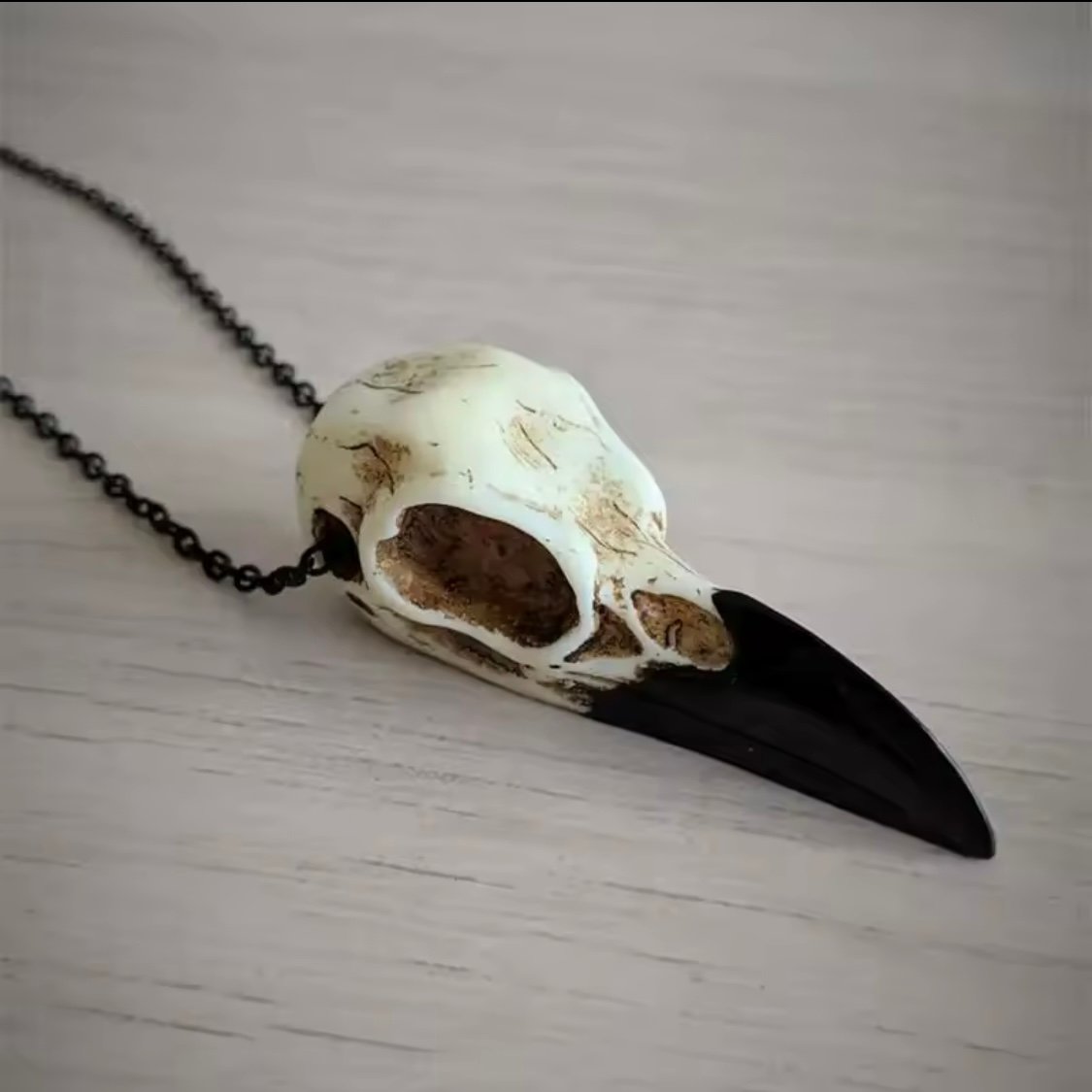 Raven Skull Necklace [PRE-ORDER ONLY] product image (1)