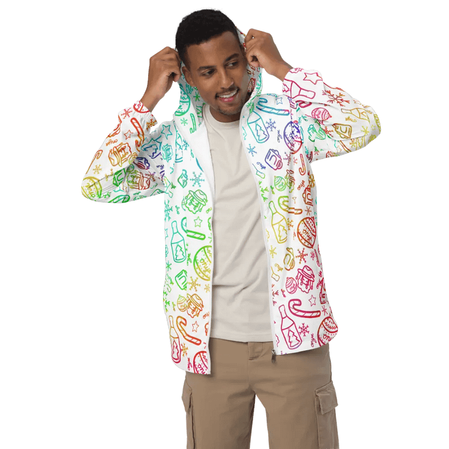Limited Edition Christmas Rainbow Windbreaker product image (10)