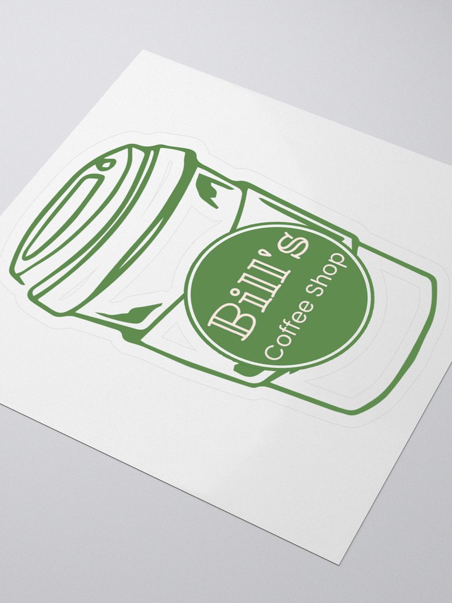Bill's Coffee Shop Coffee Cup Sticker product image (3)