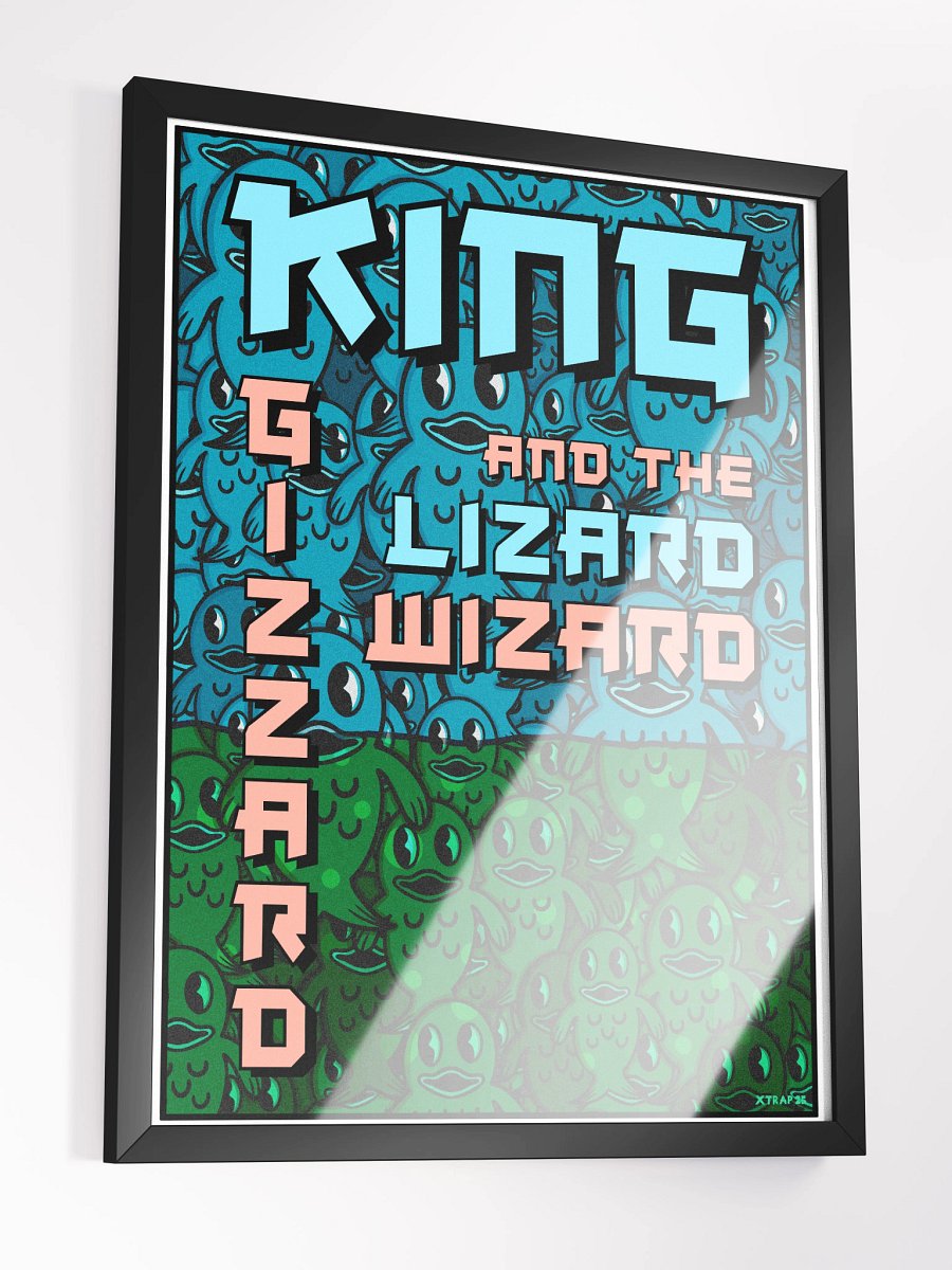 KING GIZZARD FISHIES FRAMED POSTER product image (4)
