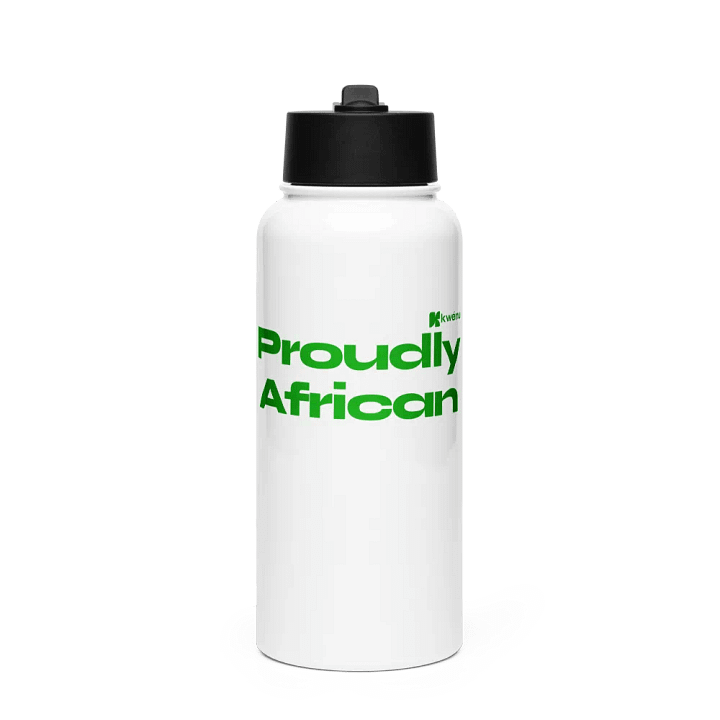 Kwéńu Stainless Steel African Pride Water Bottle product image (1)