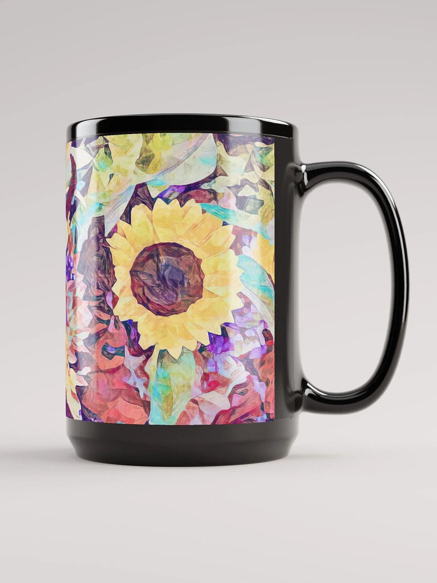 Abstract Graphic | Black Coffee Mug | Harvest Floral product image (3)