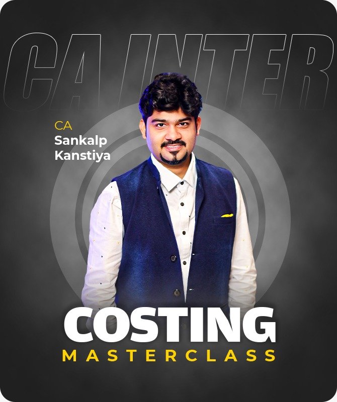 CA Inter Costing Master Class By CA Sankalp Kanstiya product image (1)