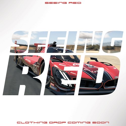 S E E I N G  R E D

Clothing Drop Coming Soon. 

#SpeedBeyondTime #SeeingRed