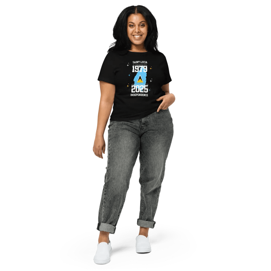 Island Love Saint Lucia Baby Tee product image (4)