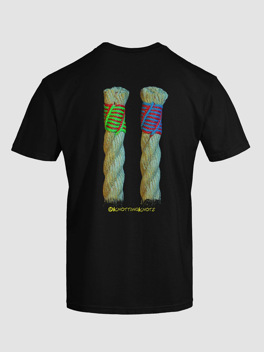 Nautical Sailmaker's Whipping Black T-Shirt product image (6)