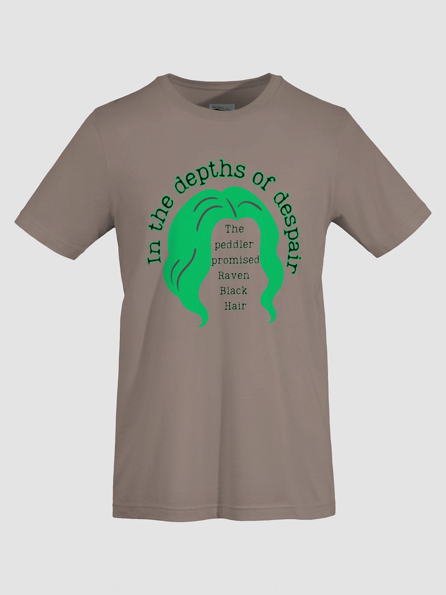 Raven Black Hair Stylized T-Shirt product image (27)