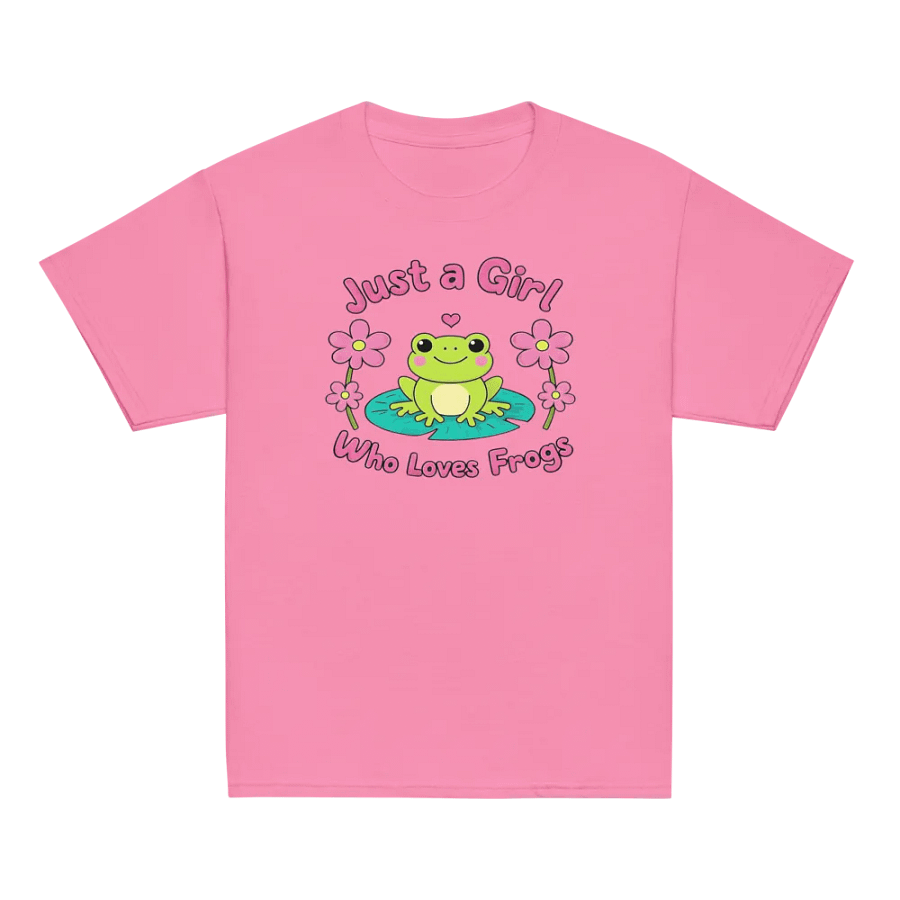 Froggy Lily Love Kids Tee (Kids Unisex) product image (2)