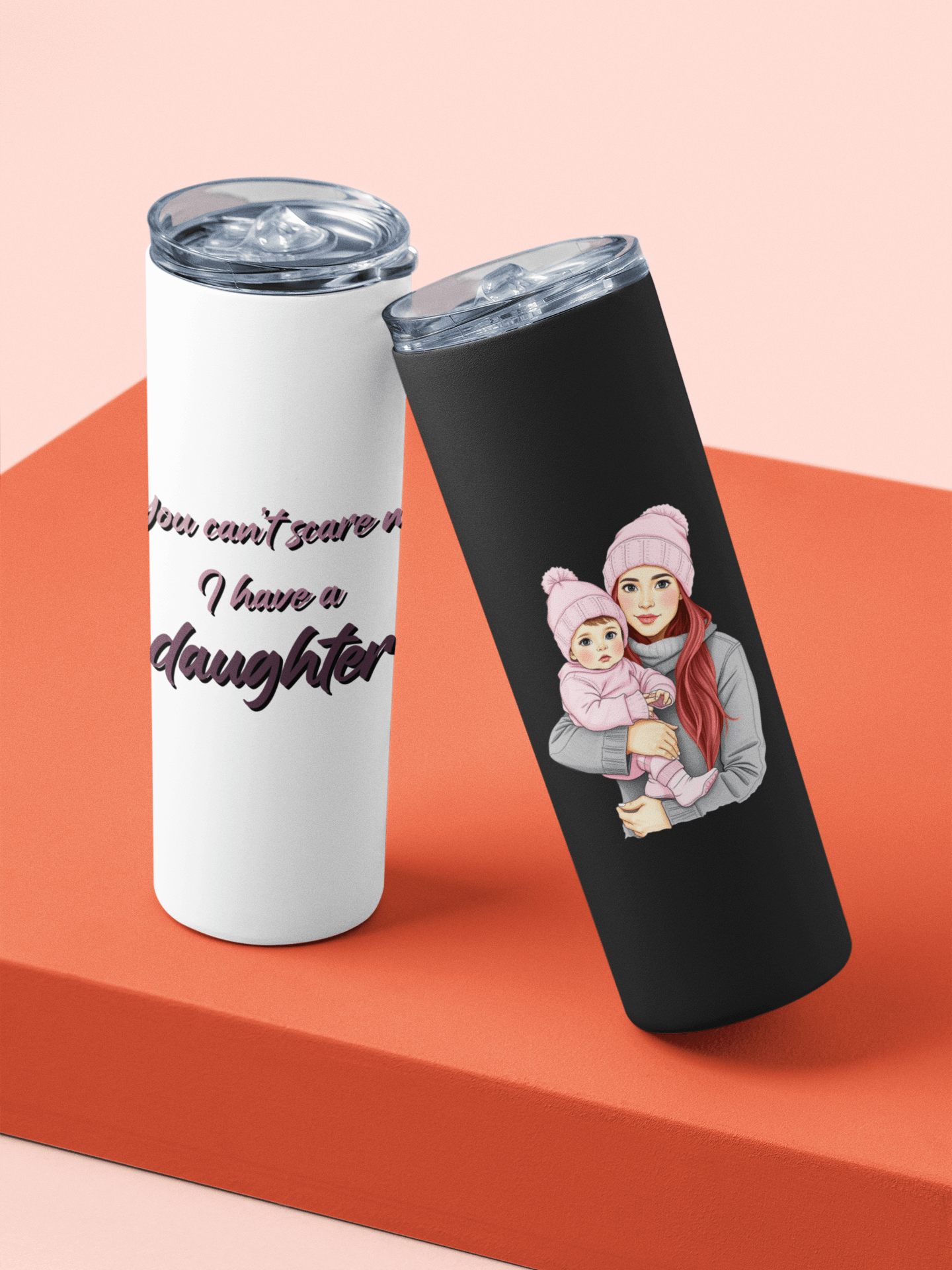 Stay Refreshed, Mama - Tumbler for Girl Moms - Green eyes, Red hair product image (1)