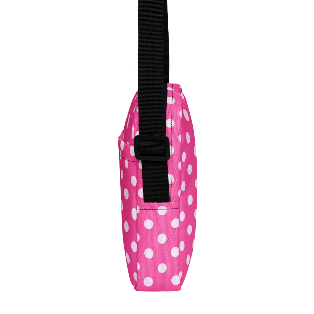 Pink Polka Dot Crossbody Bag product image (7)