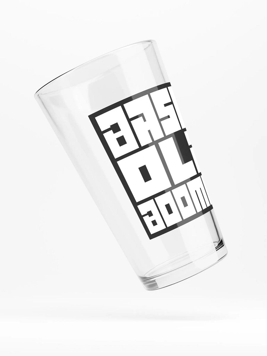B.O.B. PINT GLASS (B&W) product image (4)