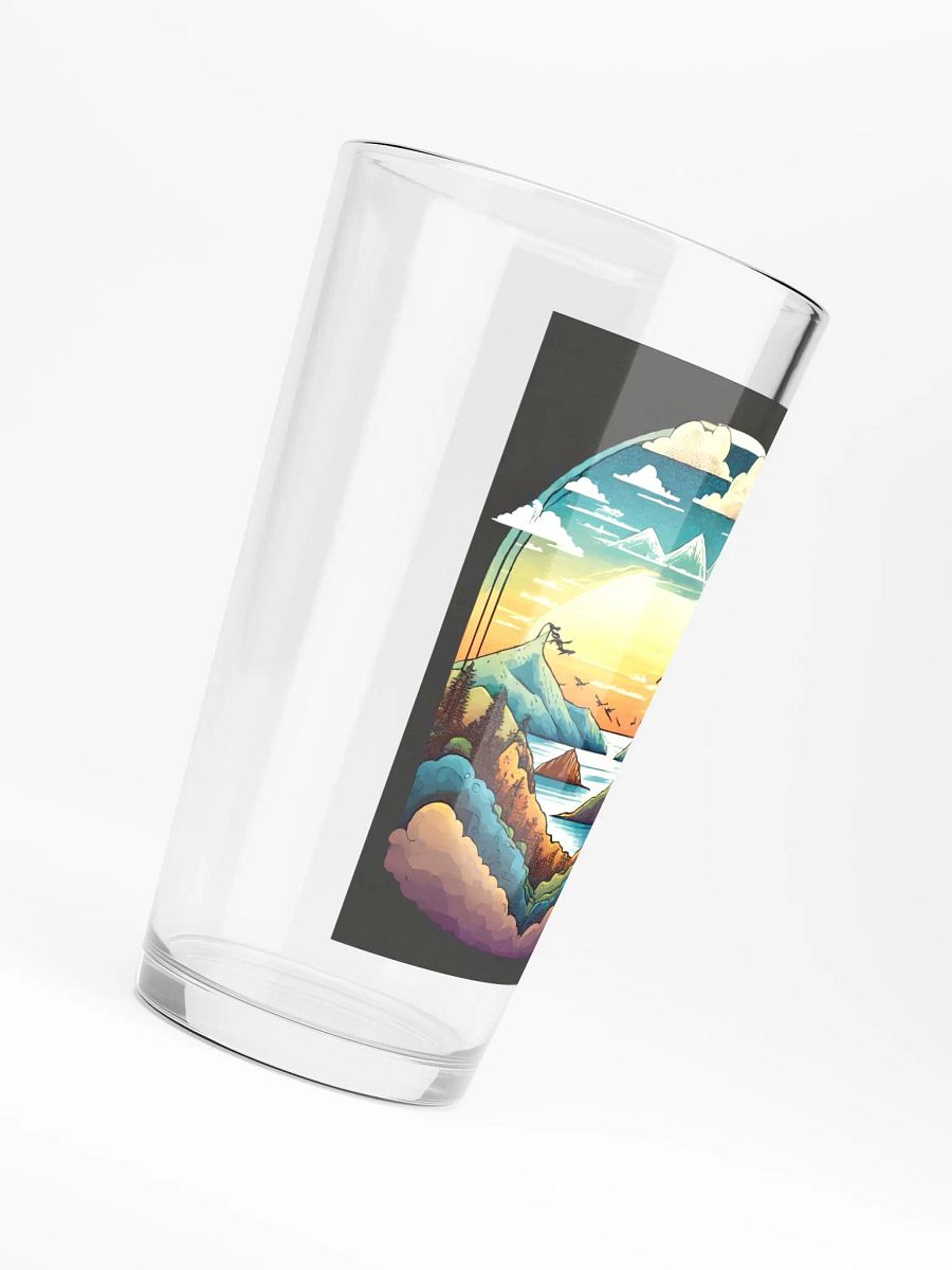 Summer Wind Charters: Sky Mountains Beer Glass product image (6)