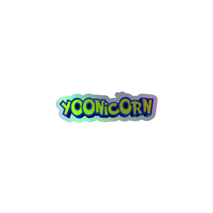 Y00NIC0RN HOLO Sticker product image (1)