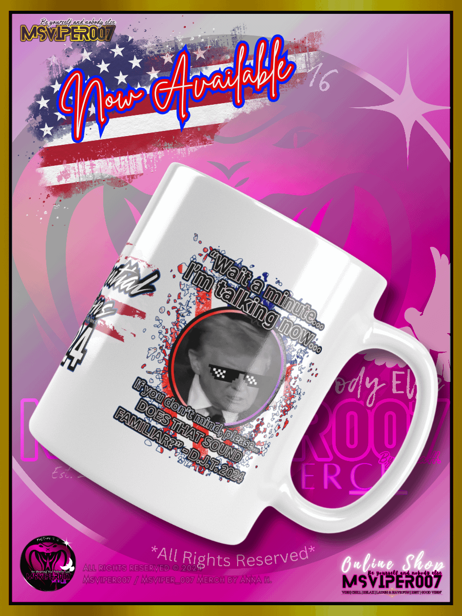 Mug - MsViper007's "Does That Sound Familiar?" - 2024 U.S. Elections Mugs By Anna H. product image (5)