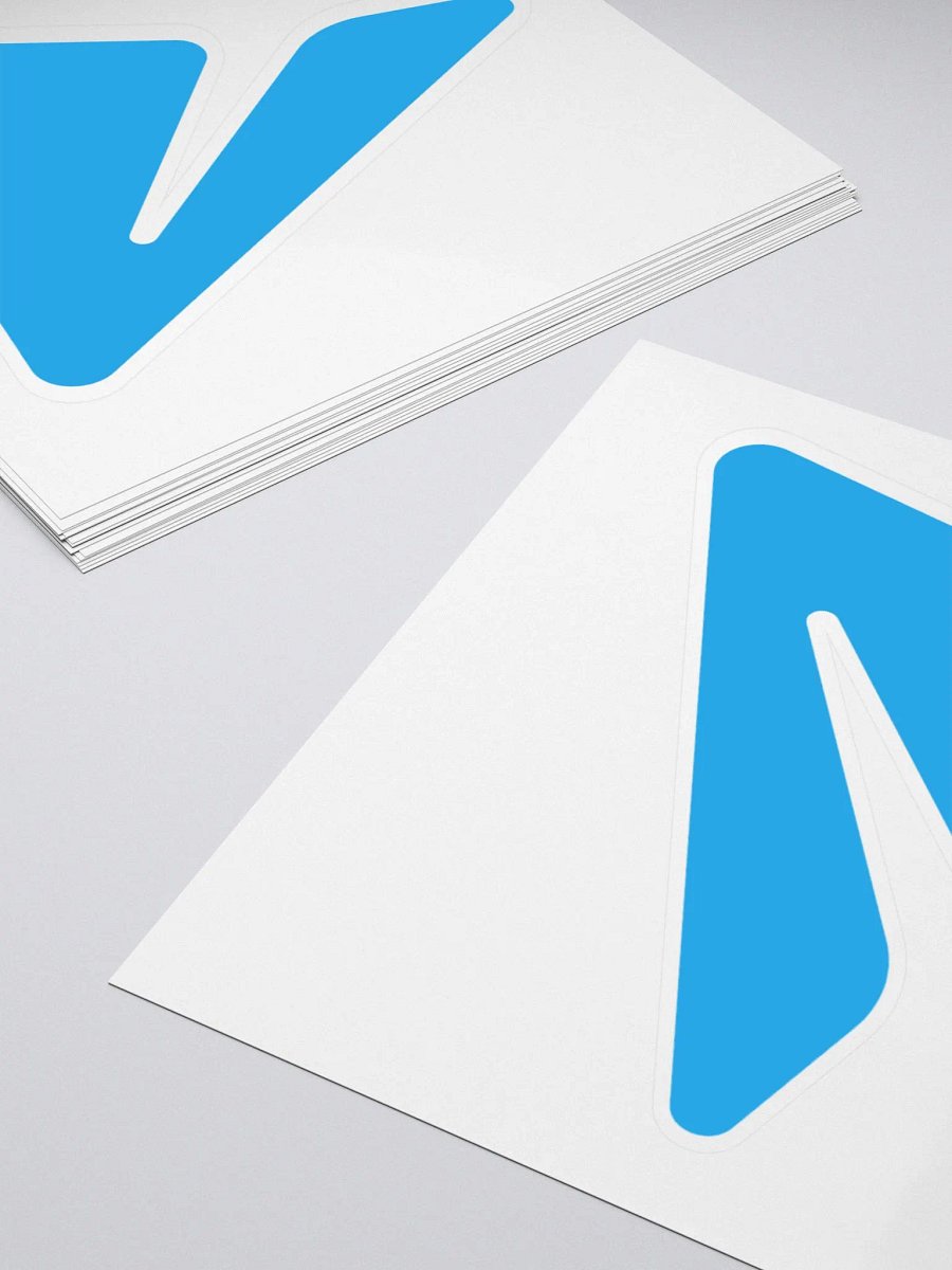 Pegatina de vinilo troquelada logo Telegram azul product image (11)