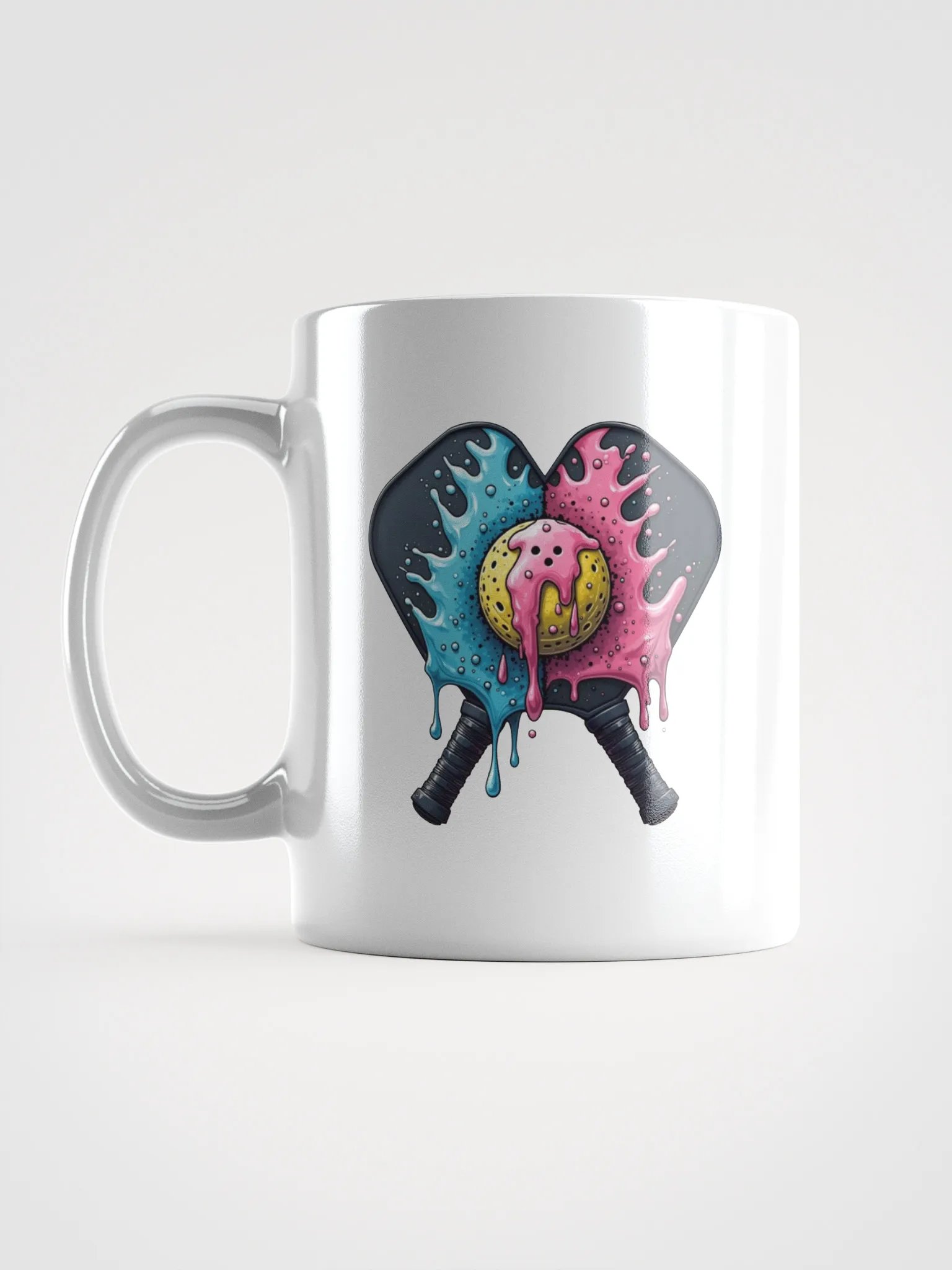 Ice Cream Pickleball Colorful Paddles Mug product image (1)