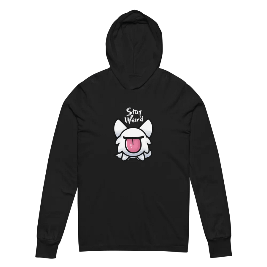 Stay Weird Cat Hooded Long-sleeved shirt product image (6)