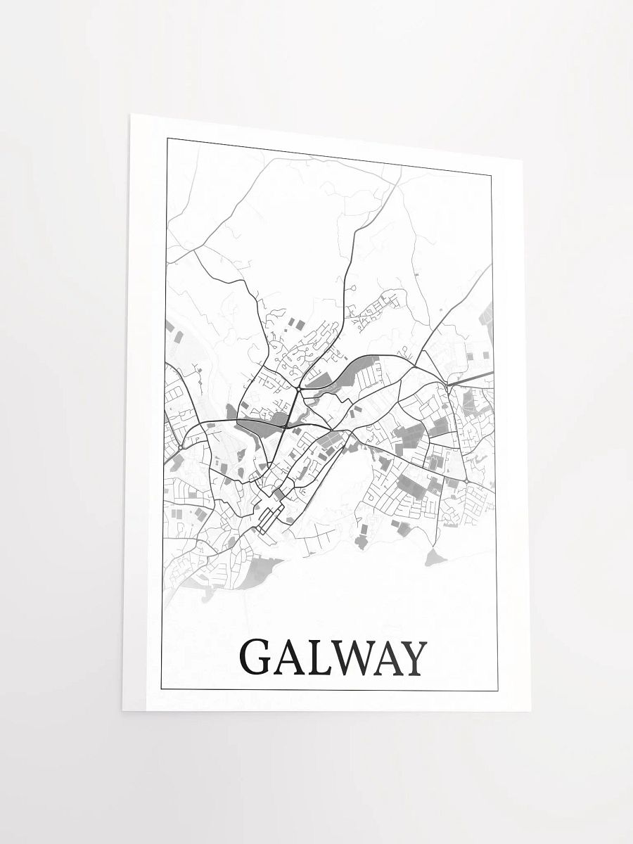 Galway, Éire, city map print product image (13)