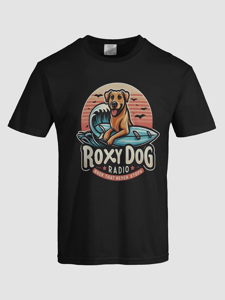 Roxy Dog Radio Dog Surfer T-Shirt product image (1)
