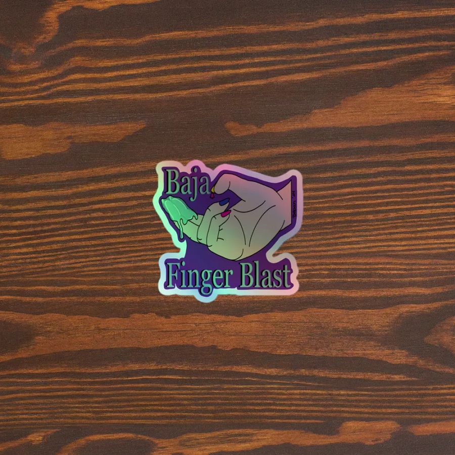 Baja Finger Blast Holo Sticker product image (3)