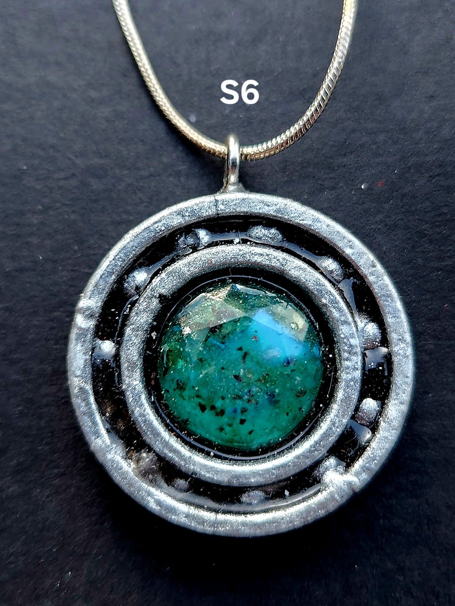 Silver Industrial Jeweled Medalion product image (6)