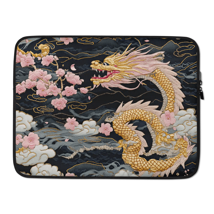 Golden Dragon Laptop Sleeve product image (2)