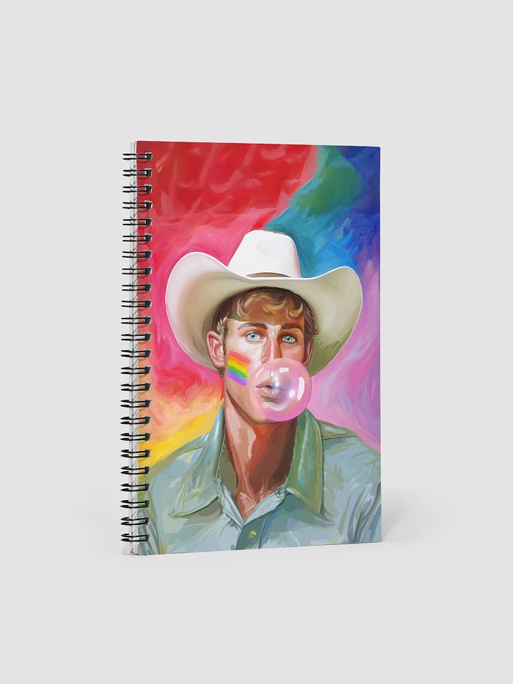 Blond Cowboy – Fun Gay Spiral Notebook product image (1)