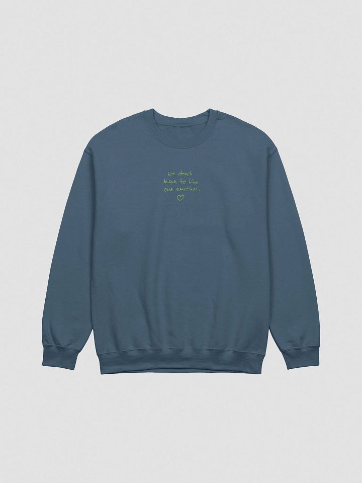 ONE ANOTHER (light green) embroidered crewneck product image (2)