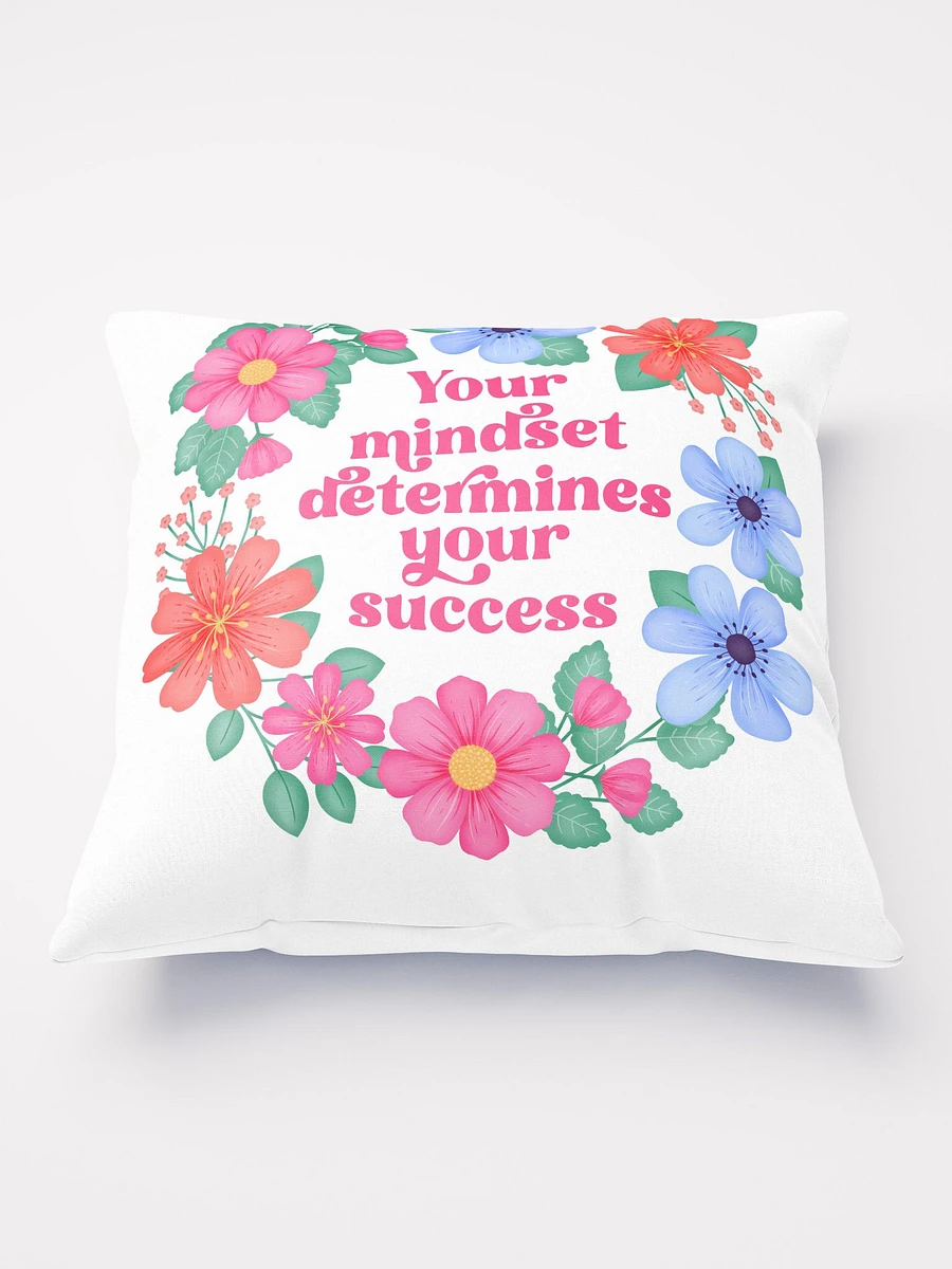 Your mindset determines your success - Motivational Pillow White product image (2)
