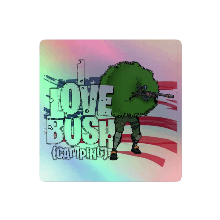 Bush Camo Holographic Sticker Sheet product image (2)
