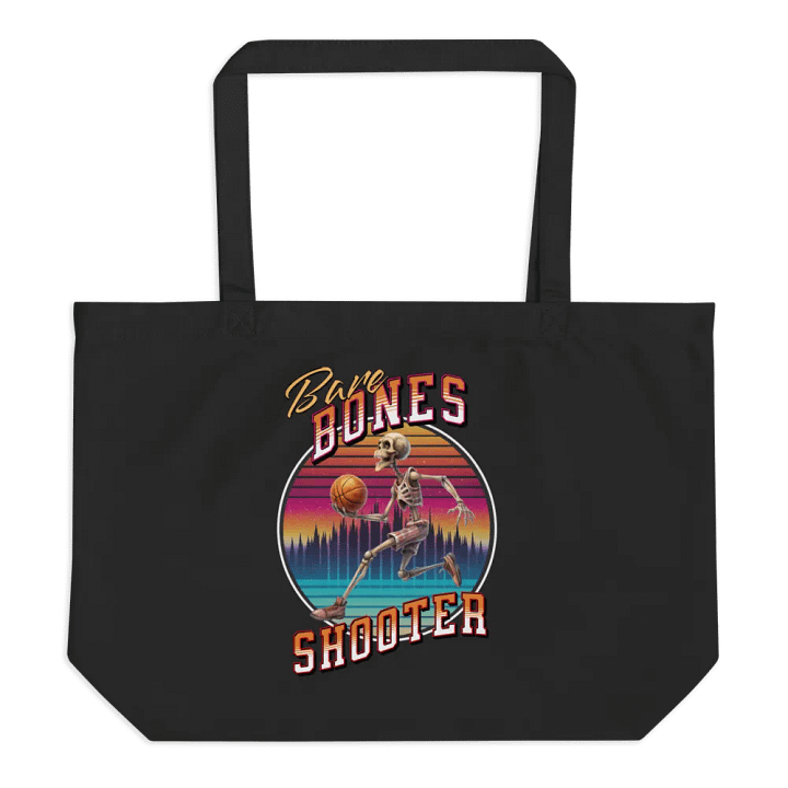 Bare Bones Shooter Sunset Skeleton Basketball Tote product image (1)