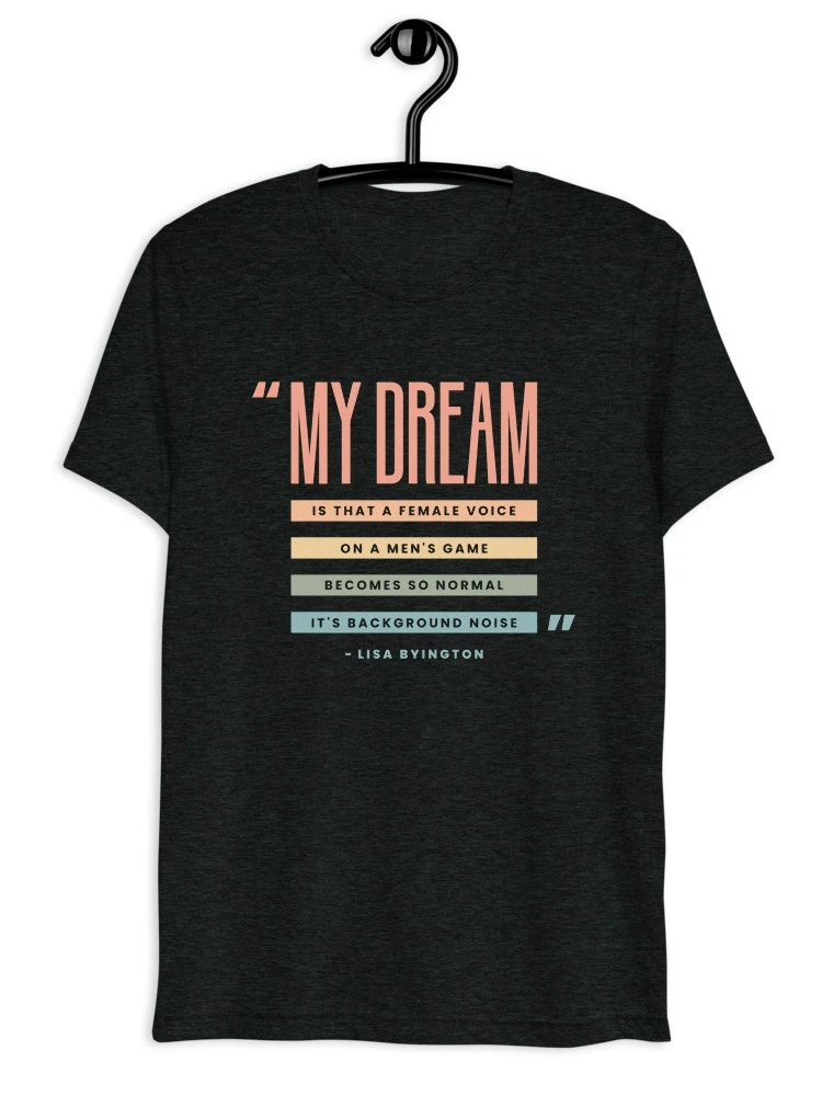 Lisa’s Dream Tee - Charcoal Black Triblend product image (2)