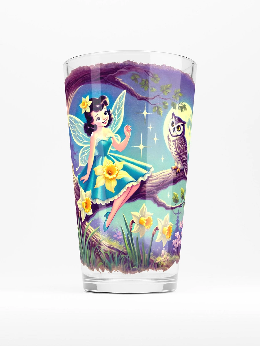 Daffodil Fairy and Owl 16 oz Glass product image (2)