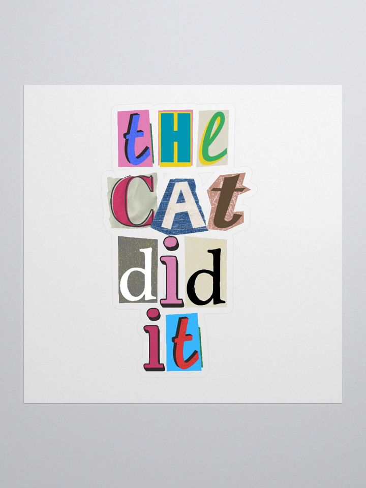 Whimsical Whiskered Mischief Stickers product image (1)